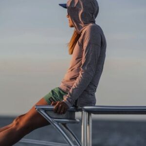 Duck Camp Rockport Heathered Sea Star Dri-Fit Hoodie